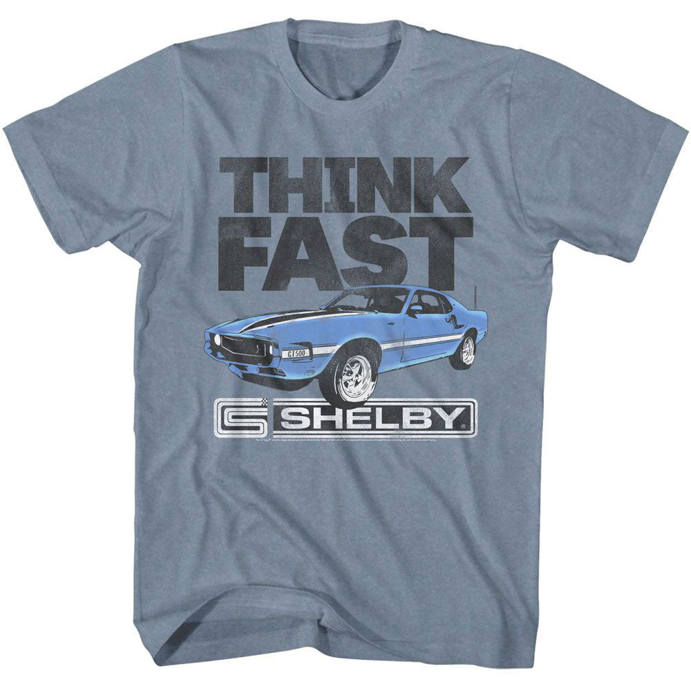 Carroll Shelby Think Fast T-shirt Front