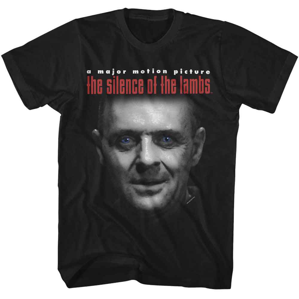 Silence Of The Lambs Sol Lecter And Logo T-shirt Front