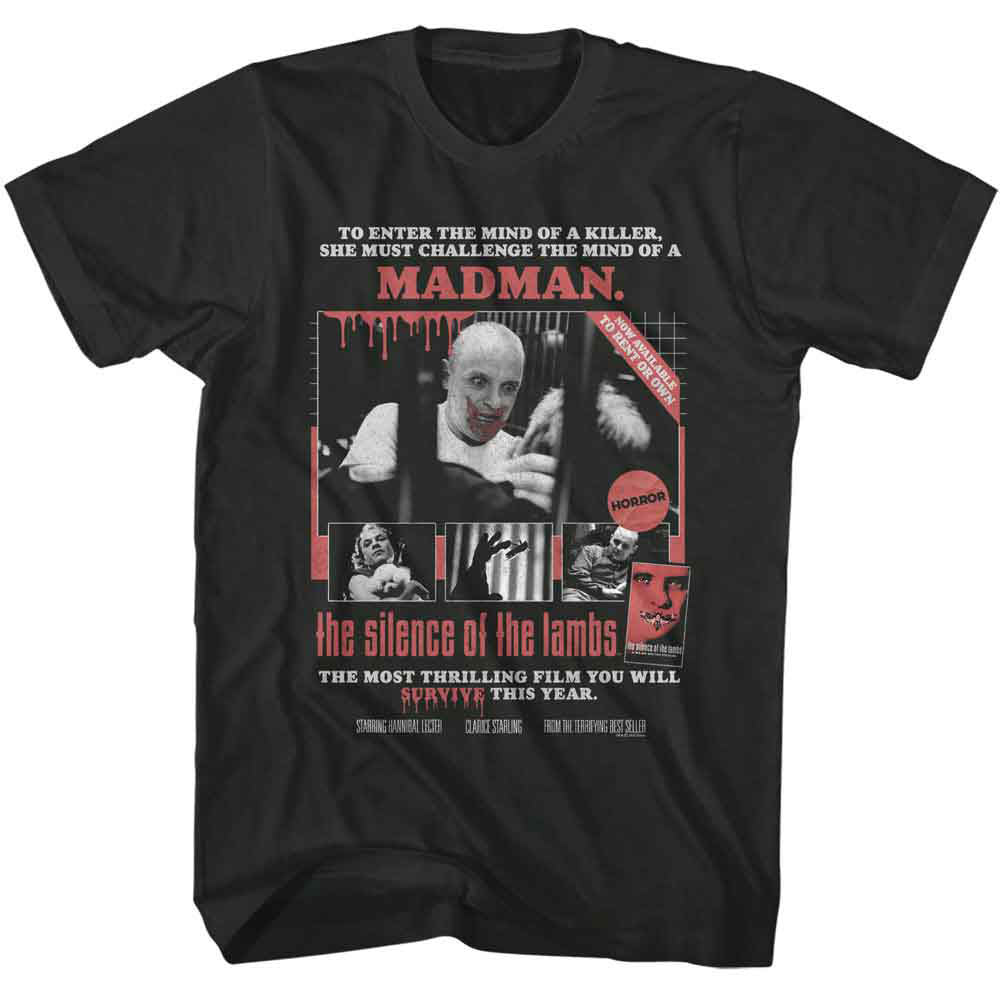Silence Of The Lambs Sol Home Video Poster T-shirt Front