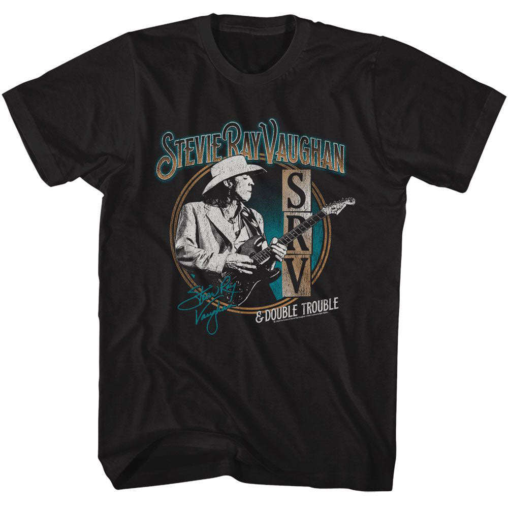 Stevie Ray Vaughan Srv And Double Trouble T-shirt Front