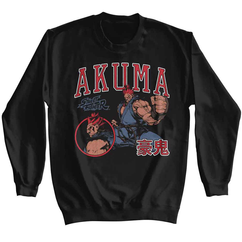 Street Fighter Akuma Varsity Sweatshirt