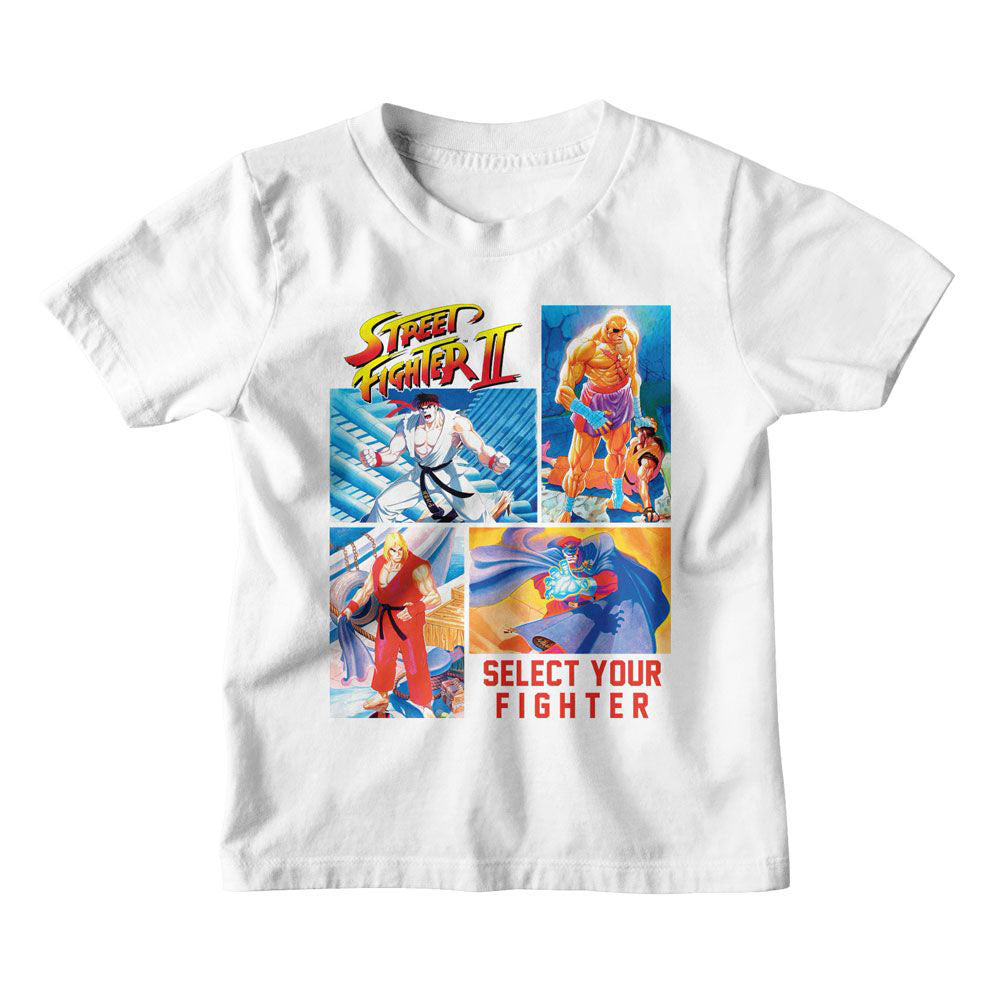 Street Fighter Four Photos Select Your Fighter Kids Childrens T-shirt Front