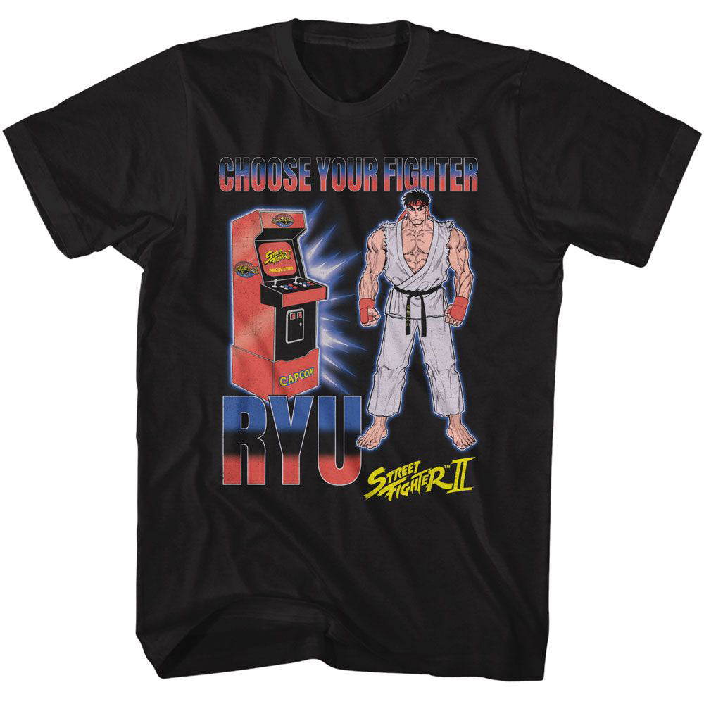 Street Fighter Arcade Ryu T-shirt Front