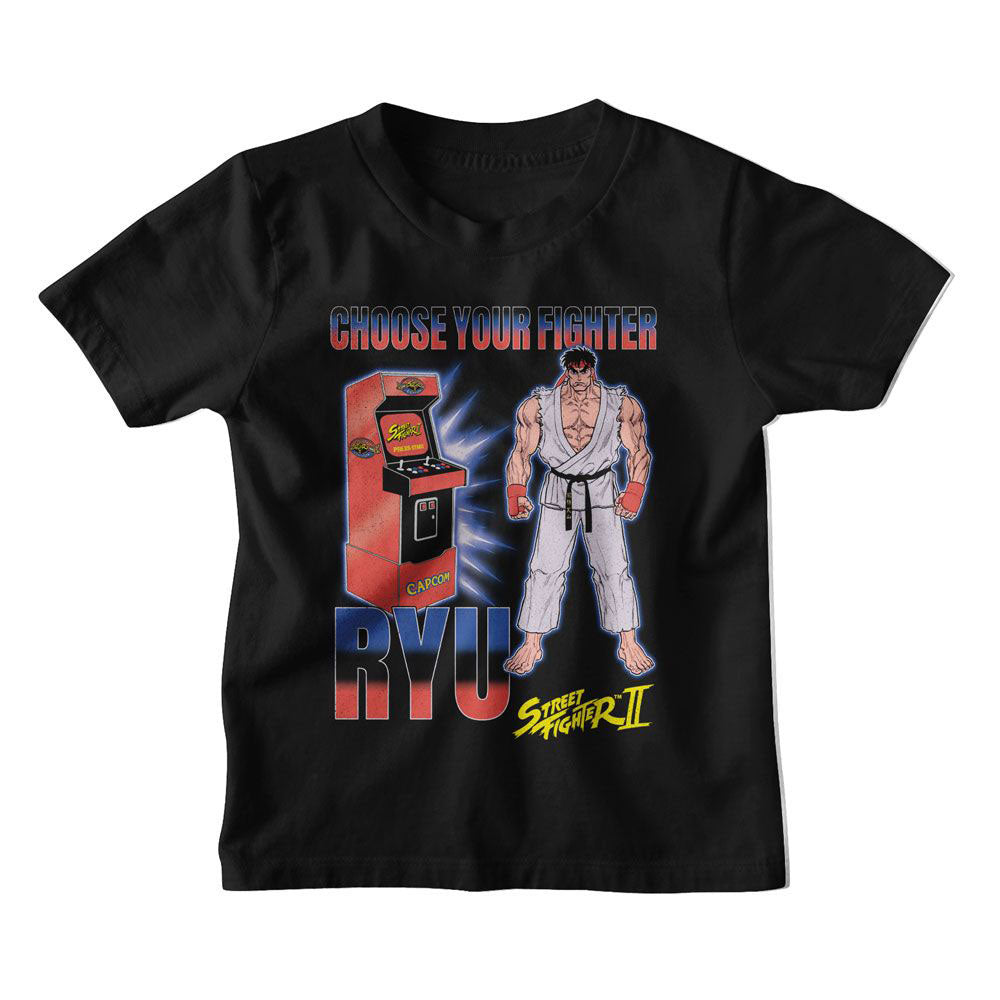 Street Fighter Arcade Ryu Kids Childrens T-shirt Front