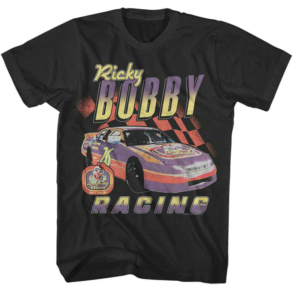 Talladega Nights Laughing Clown Racing T-shirt Front