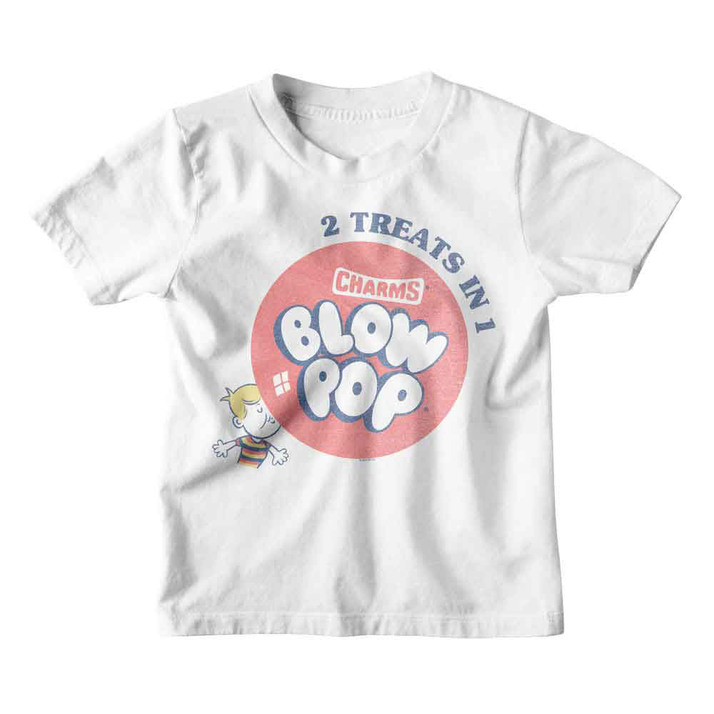 Tootsie Roll Two Treats In One Kids Childrens T-shirt Front