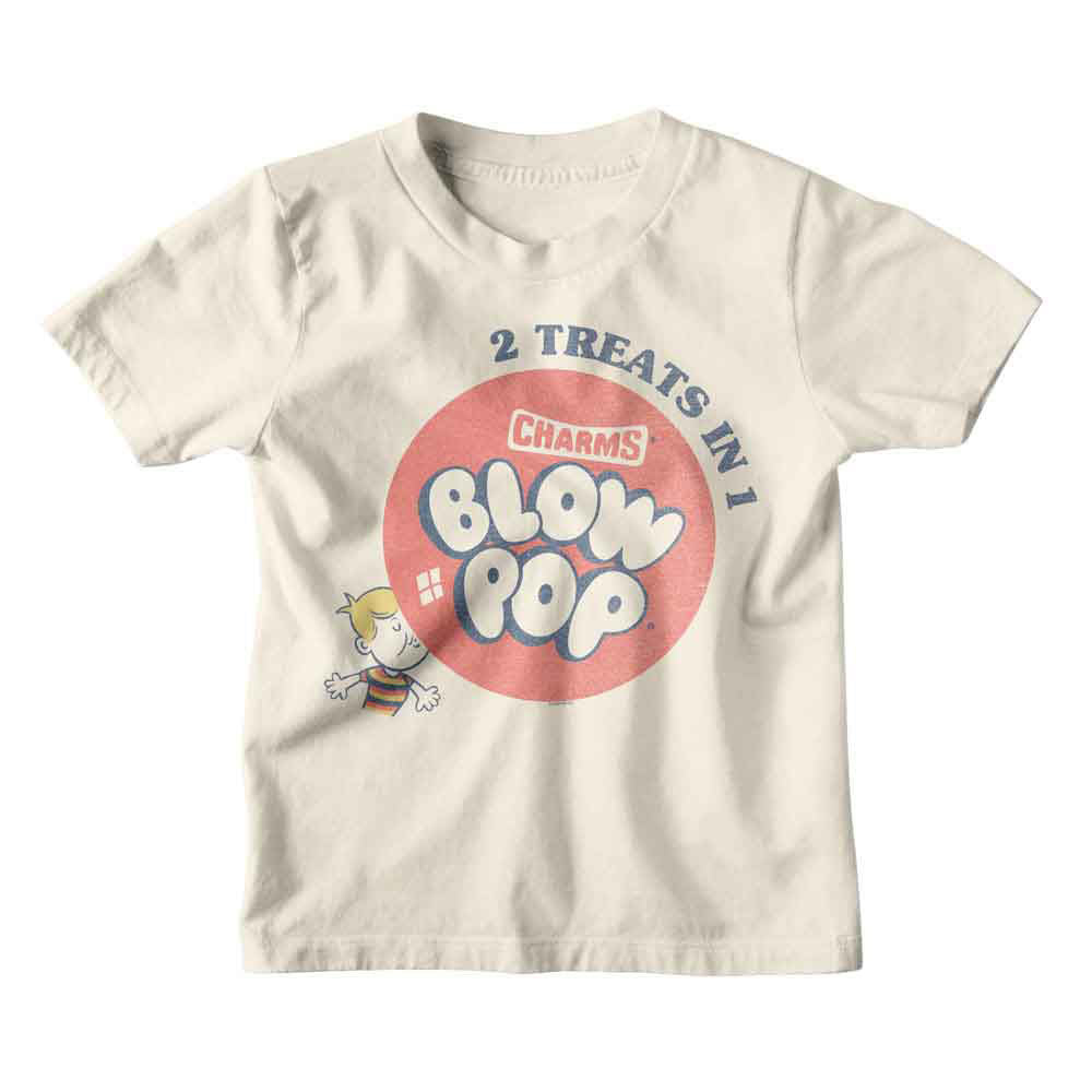 Tootsie Roll Two Treats In One Youth T-shirt Front