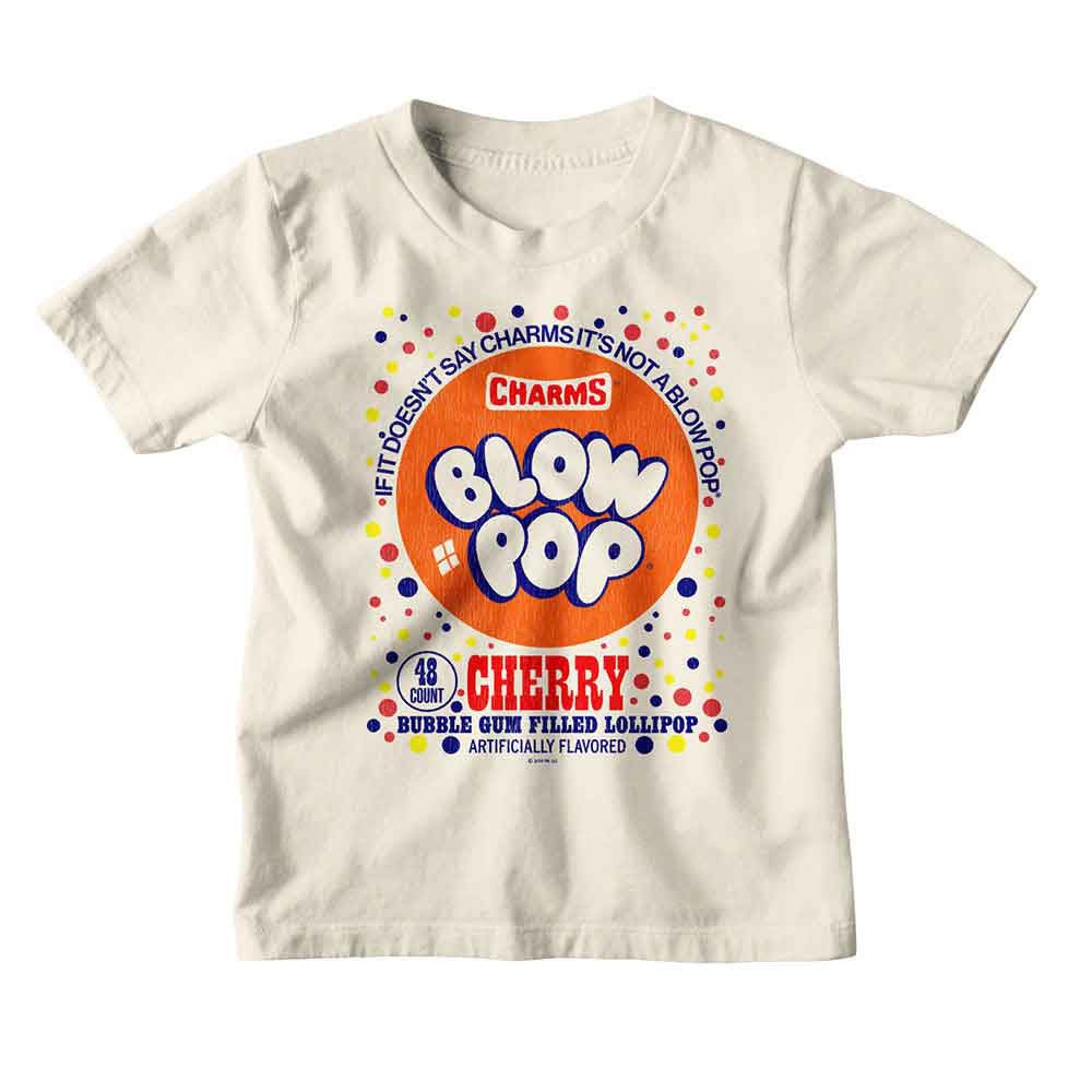 Tootsie Roll Blow Pop Polka Dot Youth T-shirt Front