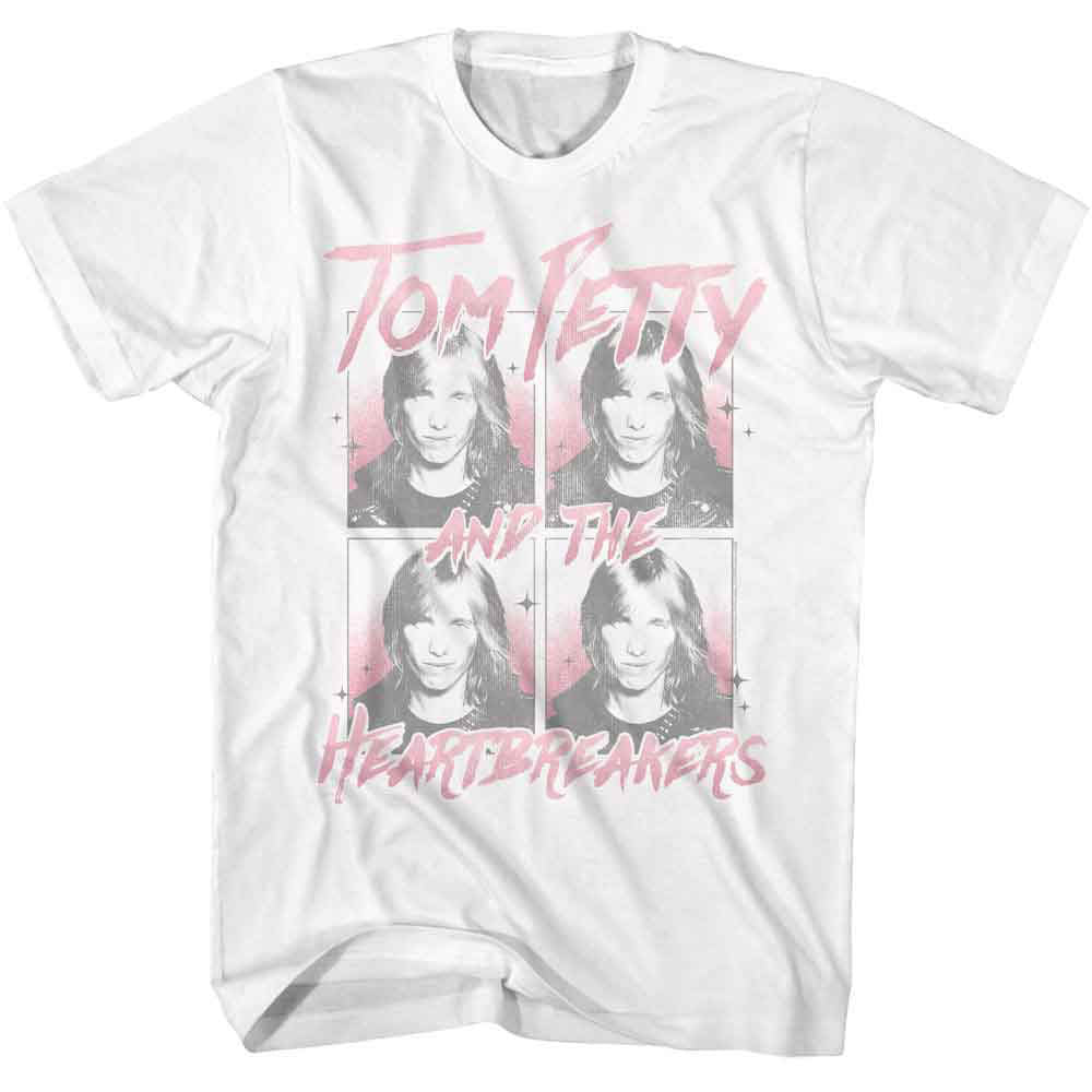 Tom Petty Four Images T-shirt Front