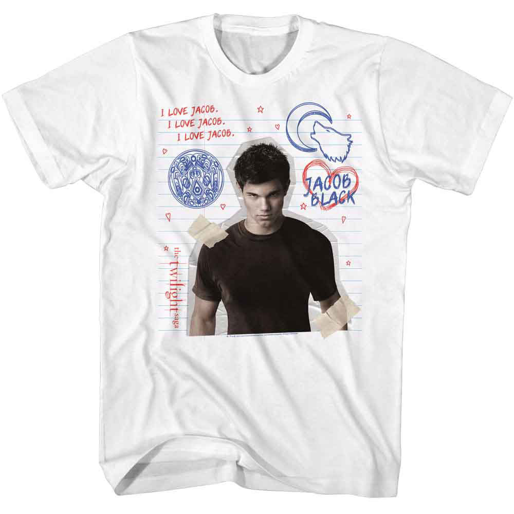 Twilight Jacob Doodles T-shirt Front