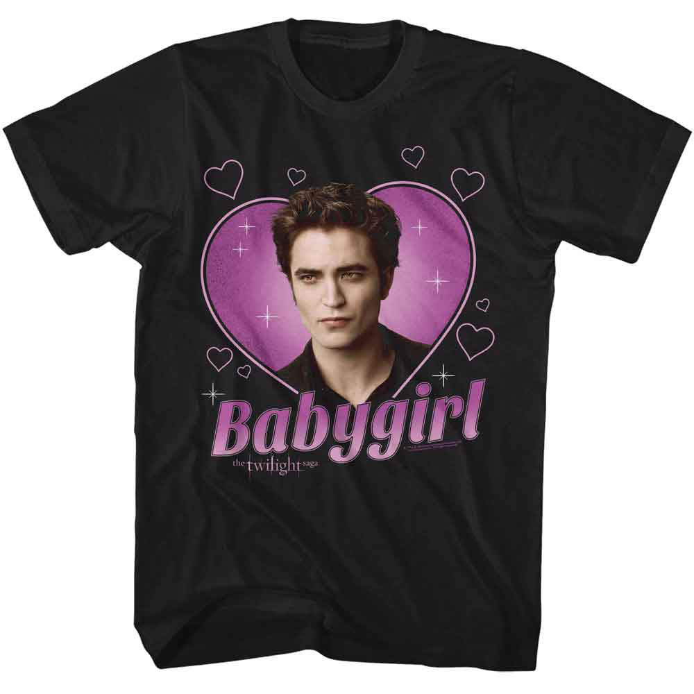Twilight Babygirl Edward Alt Image T-shirt Front