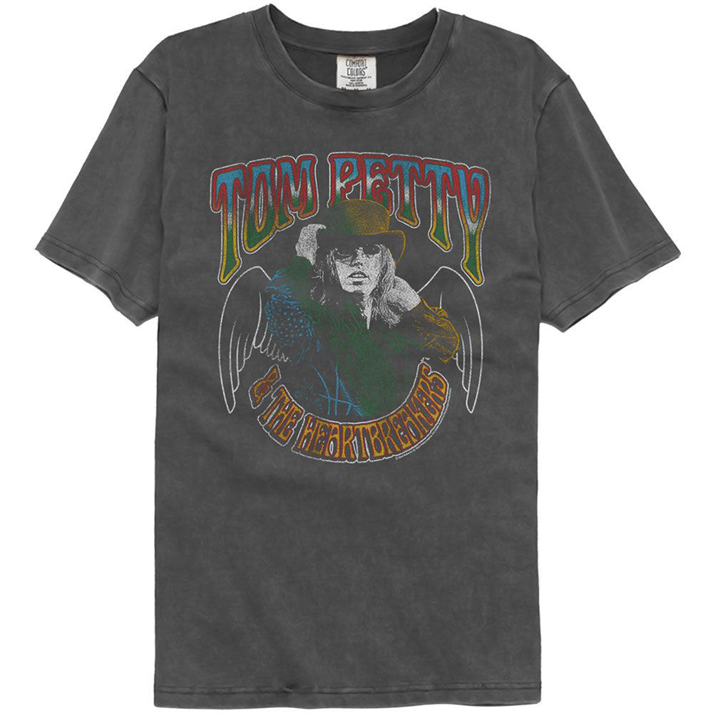 Tom Petty With Wings Washed T-shirt Front