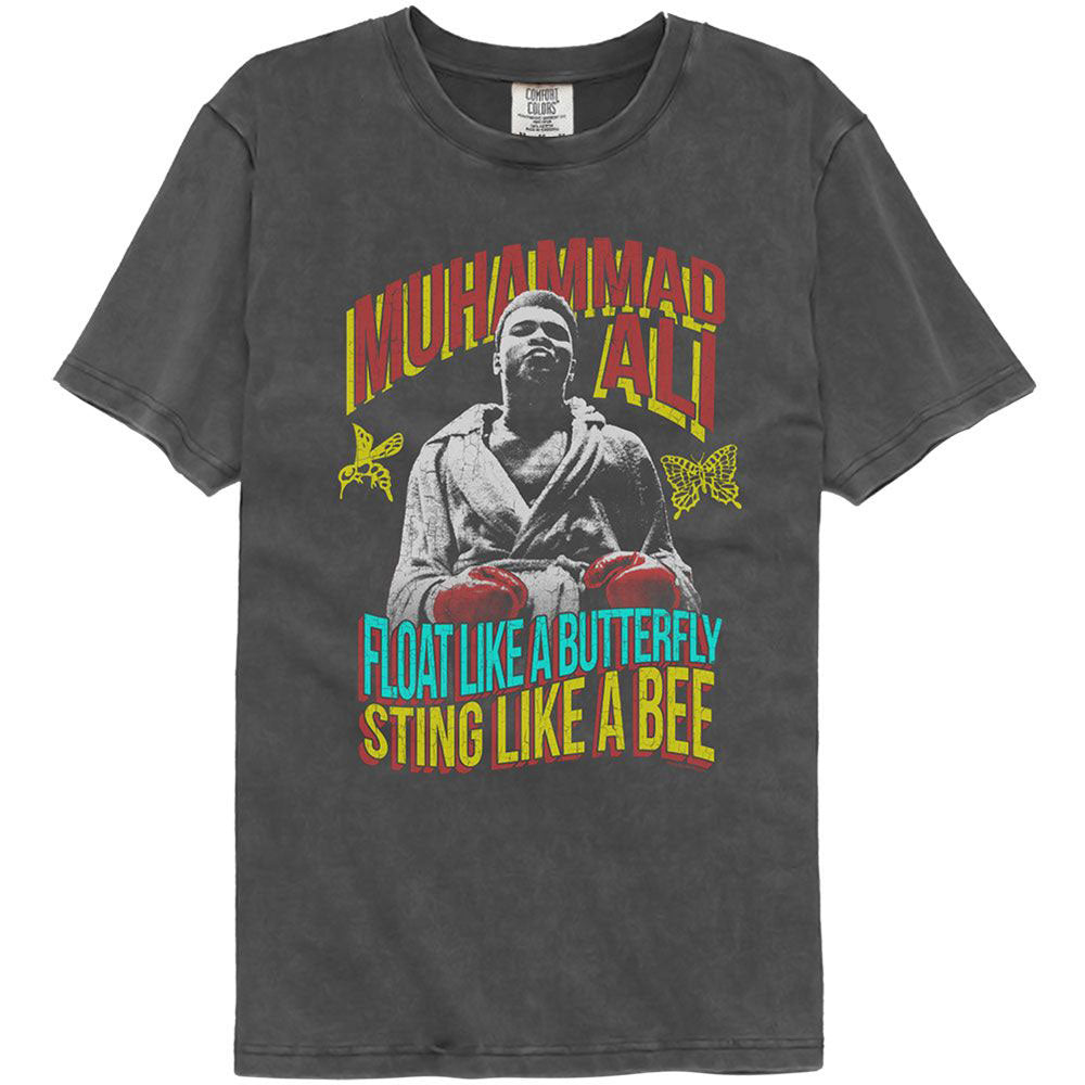 Muhammad Ali Float Sting Tricolor Comfort Color T-shirt Front