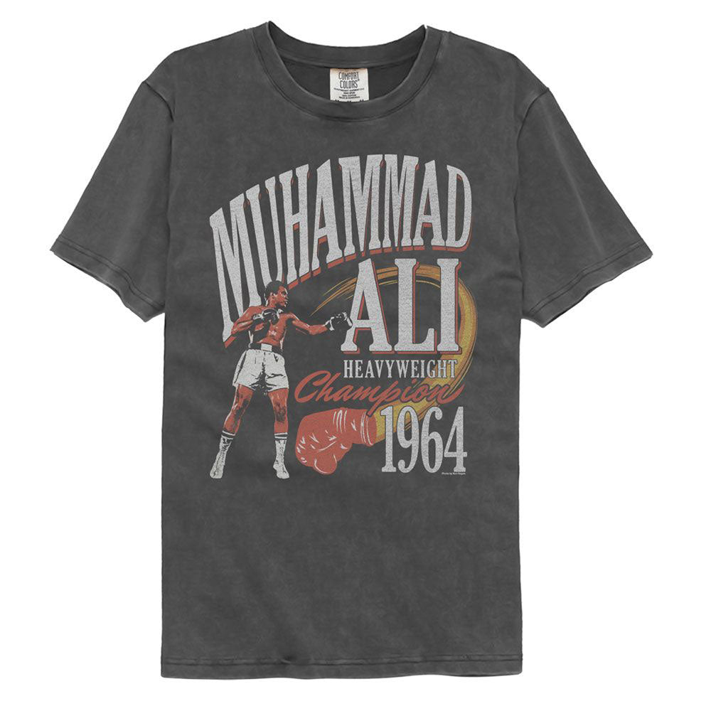 Muhammad Ali Heavyweight Champ Glove Comfort Color T-shirt Front