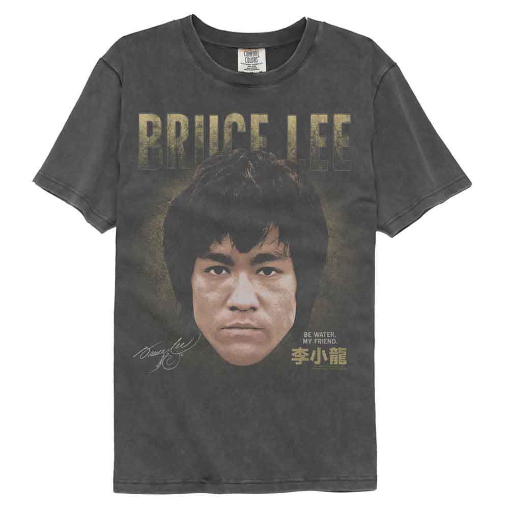 Bruce Lee Head Comfort Color T-shirt Front