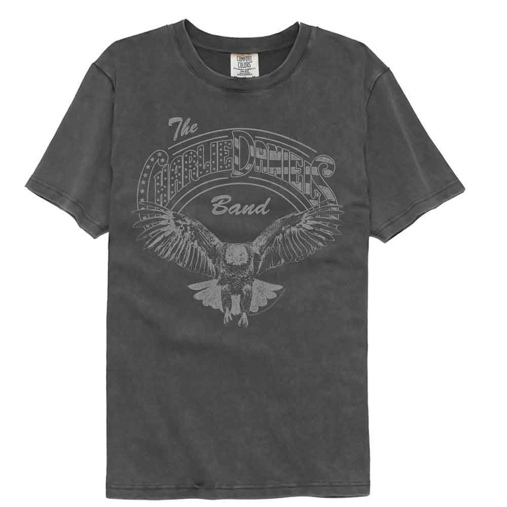 Charlie Daniels Band Cdb Star Stripes Eagle Comfort Color T-shirt Front