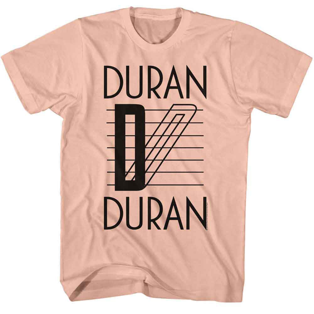 Duran Duran Lines Logo T-shirt Front