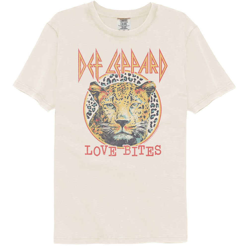 Def Leppard Love Bites Comfort Color T-shirt Front