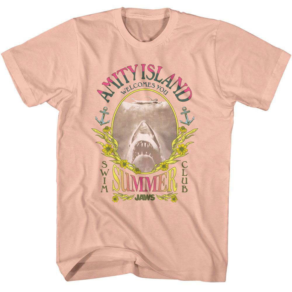 Jaws Summer Swim Club T-shirt Front