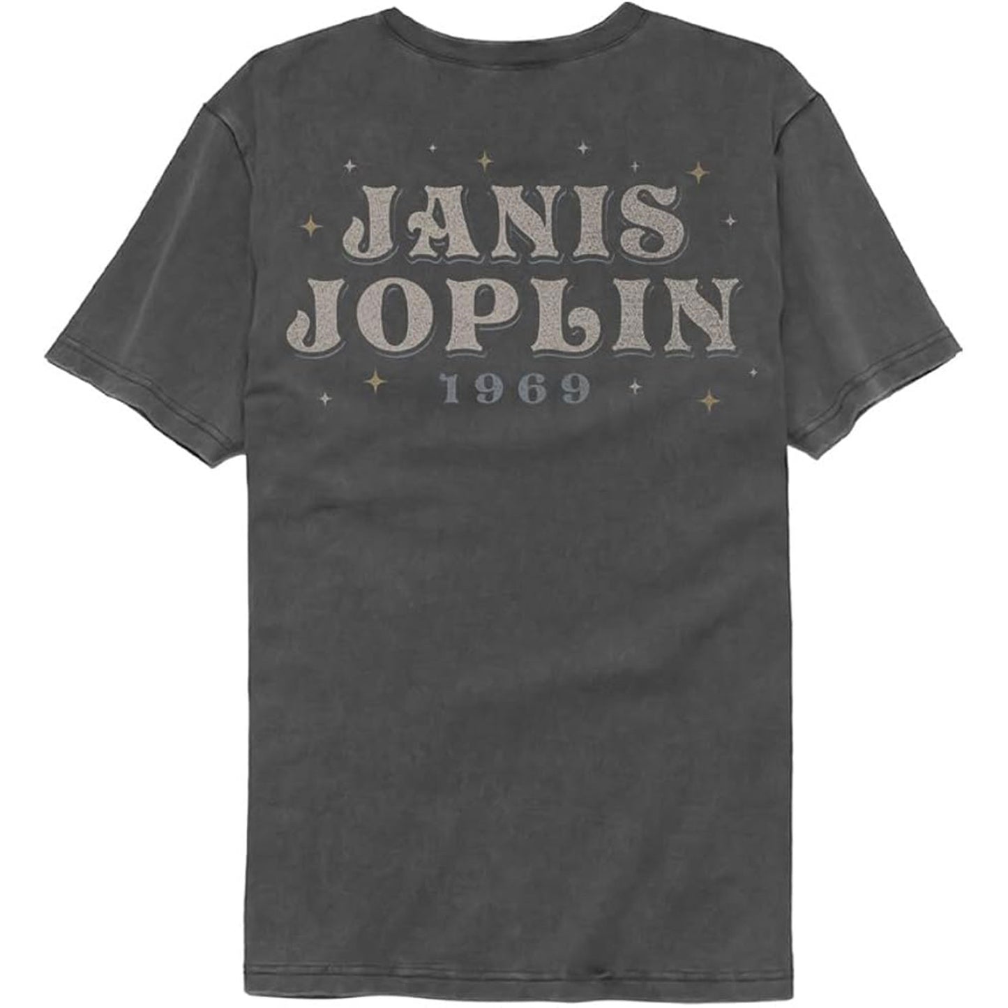 Janis Joplin Nouveau Frame 1969 Comfort Color T-shirt Back