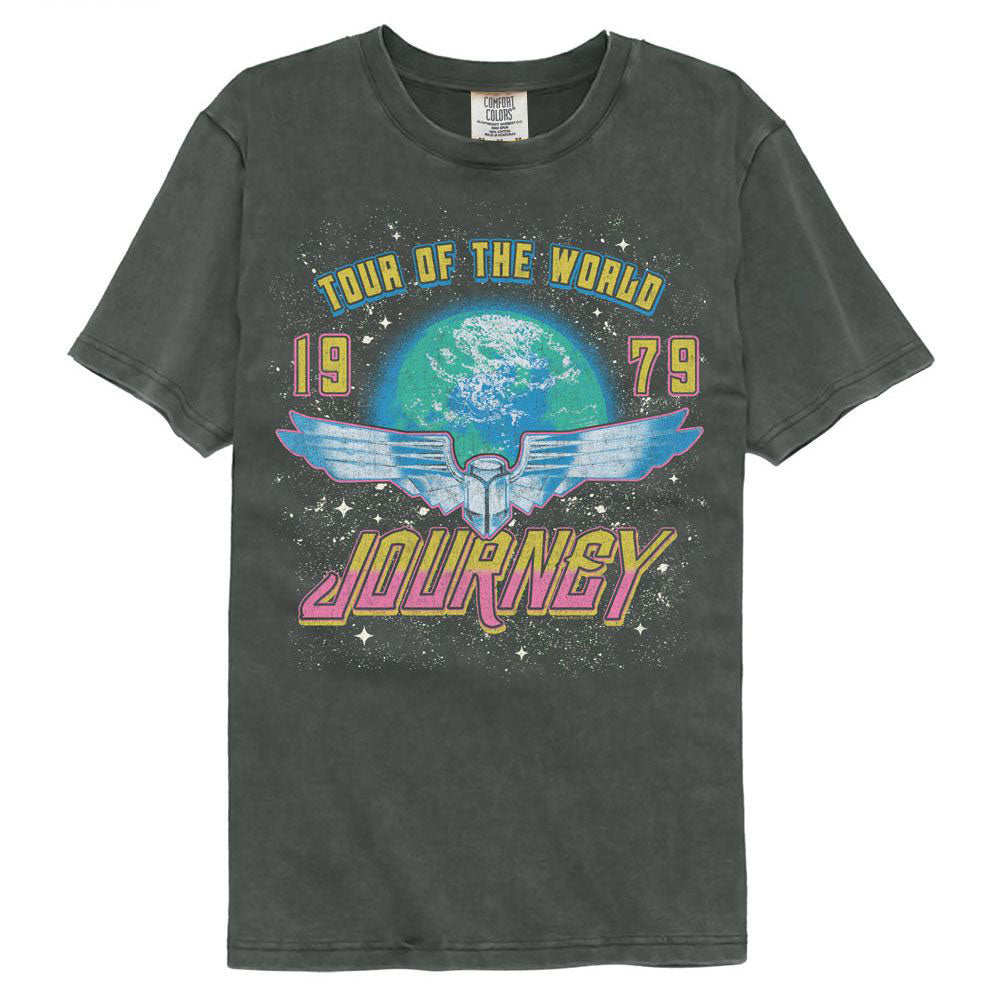 Journey Tour Of The World Comfort Color T-shirt Front
