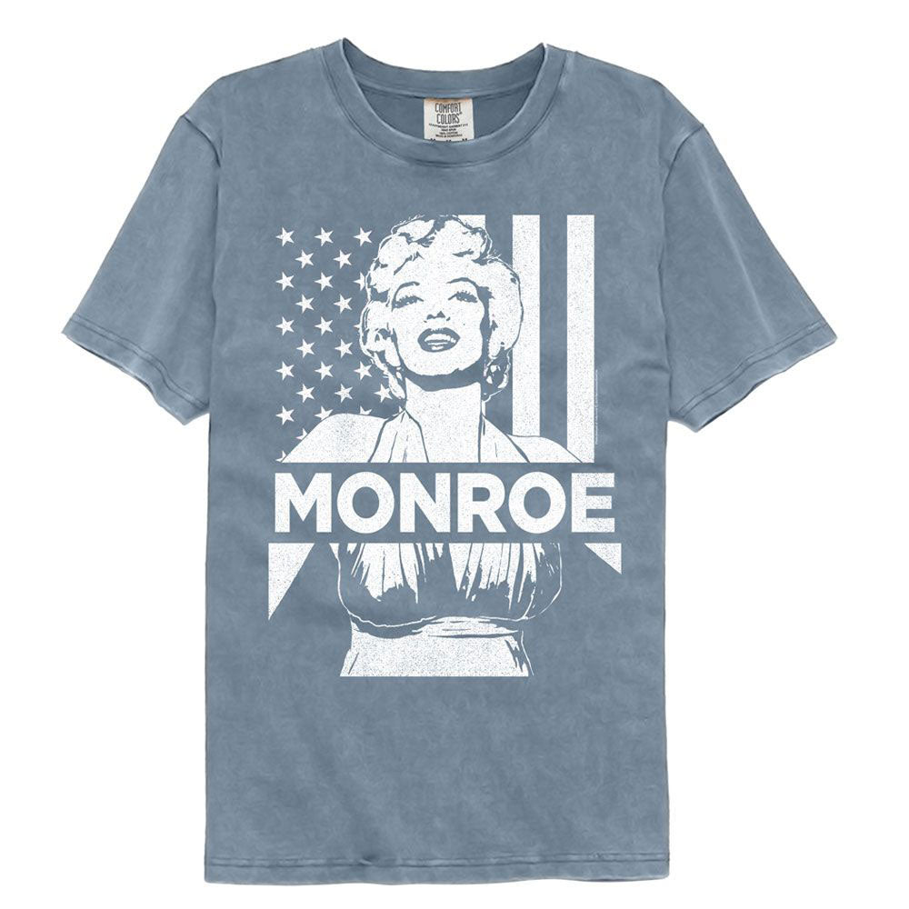 Marilyn Monroe Flag Comfort Color T-shirt Front