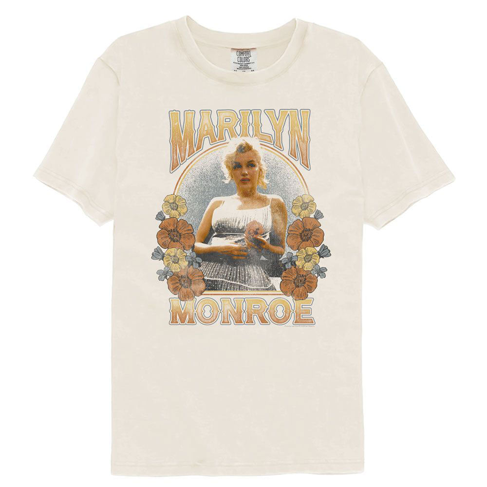 Marilyn Monroe Floral Arch Comfort Color T-shirt Front