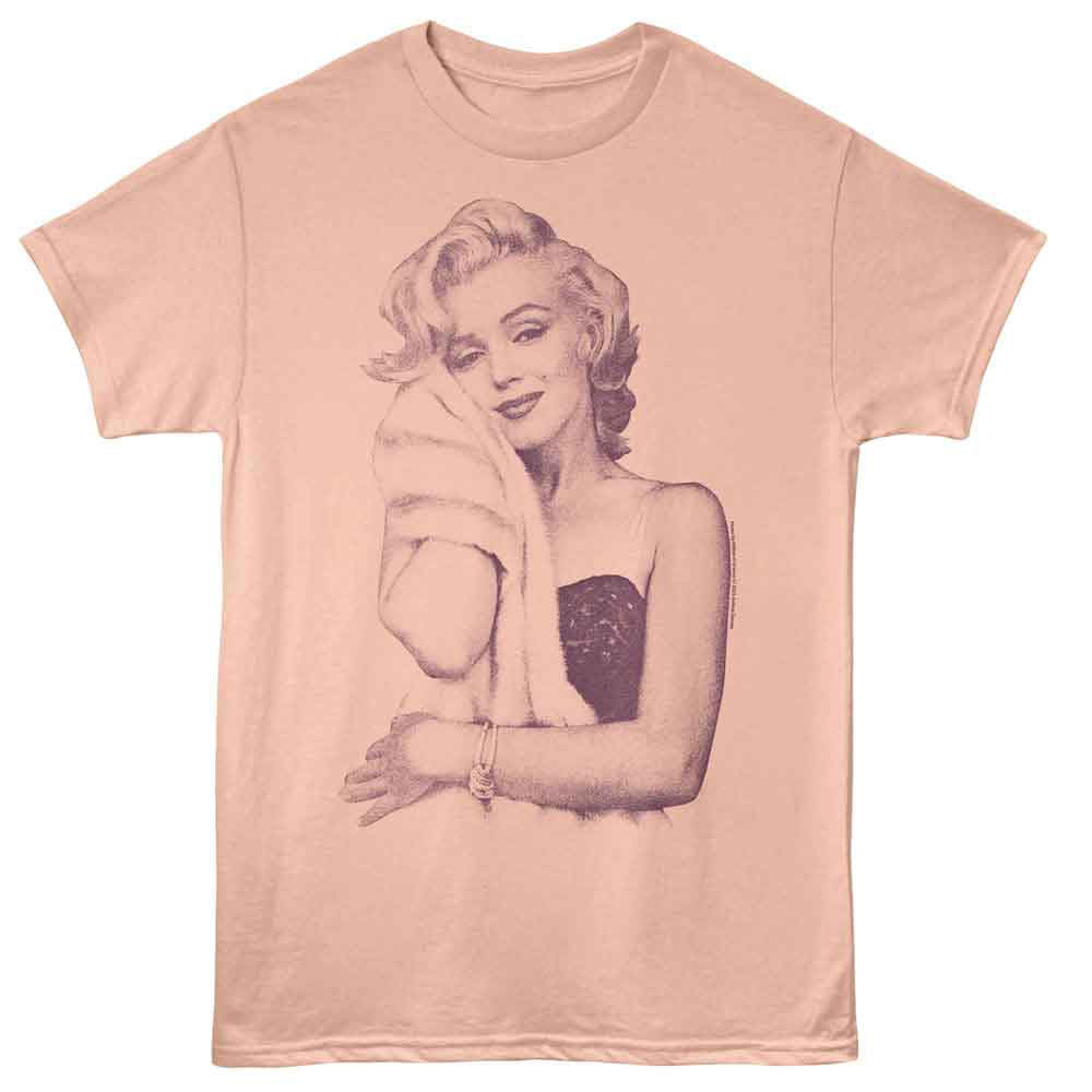Marilyn Monroe Fur Snuggle T-shirt Front