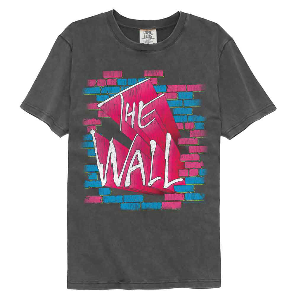 Pink Floyd The Wall Bricks Comfort Color T-shirt Front