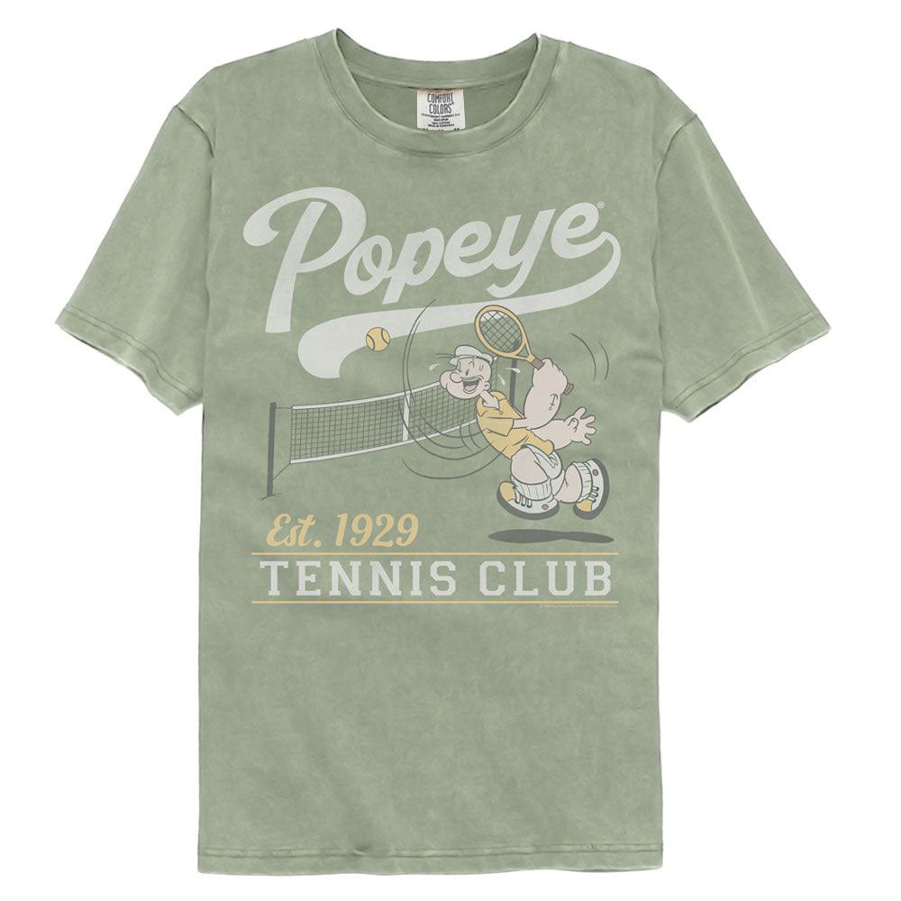 Popeye Tennis Club Est 1929 Comfort Color T-shirt Front