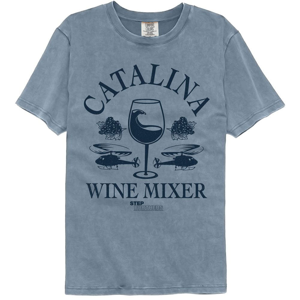 Step Brothers Wine Mixer Comfort Color T-shirt Front