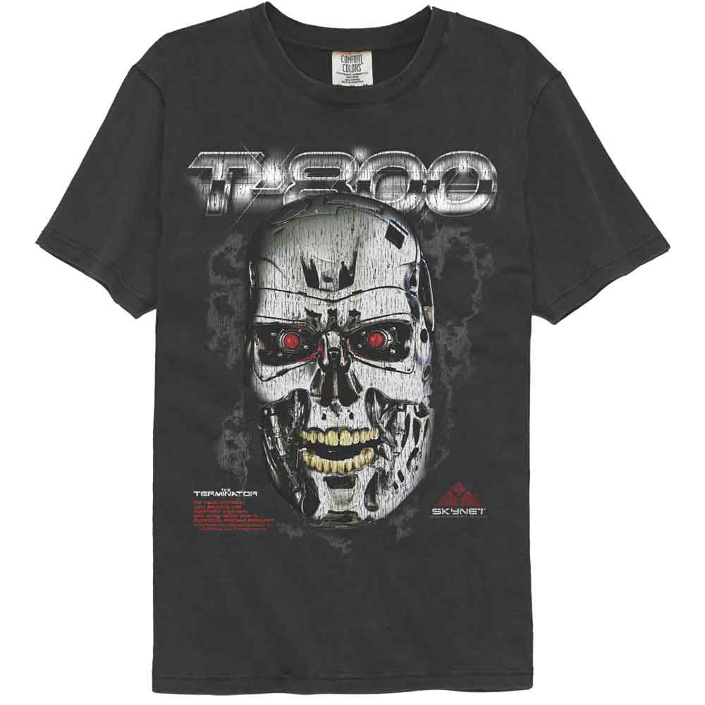 Terminator T 800 Endo Skull Comfort Color T-shirt Front