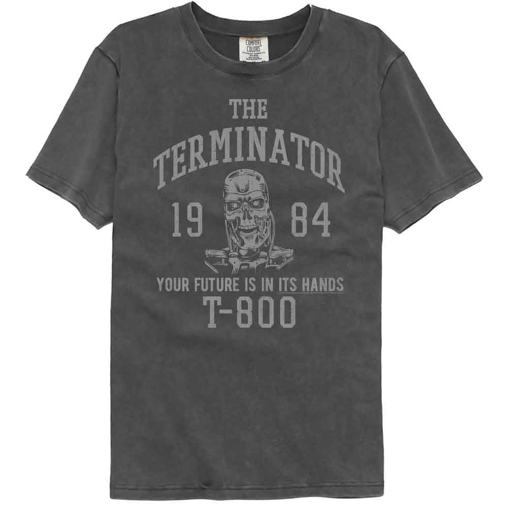 Terminator Varsity Style Comfort Color T-shirt Front