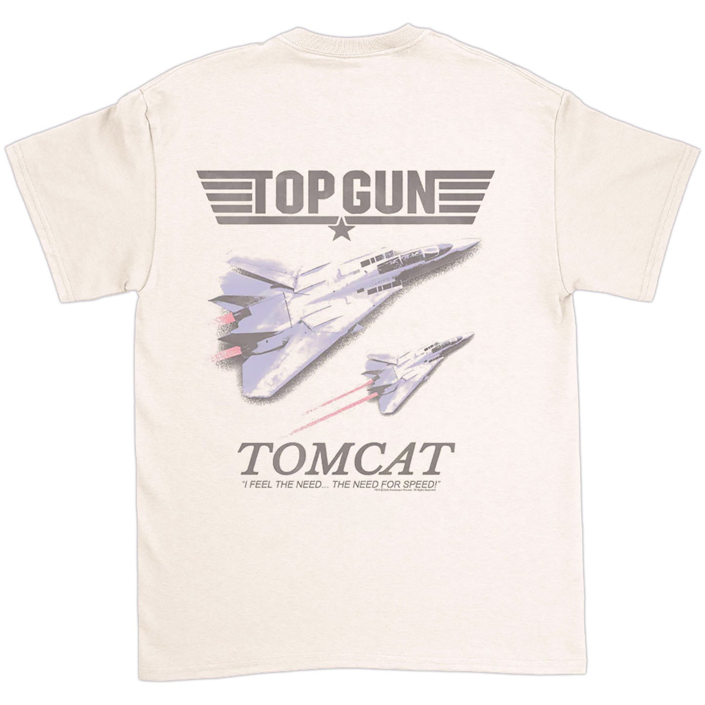 Top Gun Tomcat Comfort Color T-shirt Back