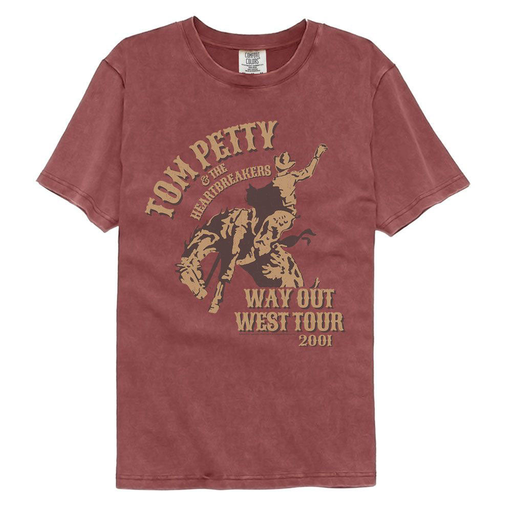 Tom Petty Wow Tour Comfort Color T-shirt Front