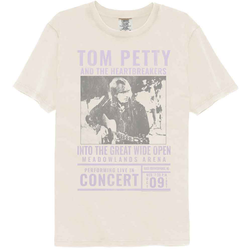 Tom Petty Into The Great Wide Open Comfort Color T-shirt Front
