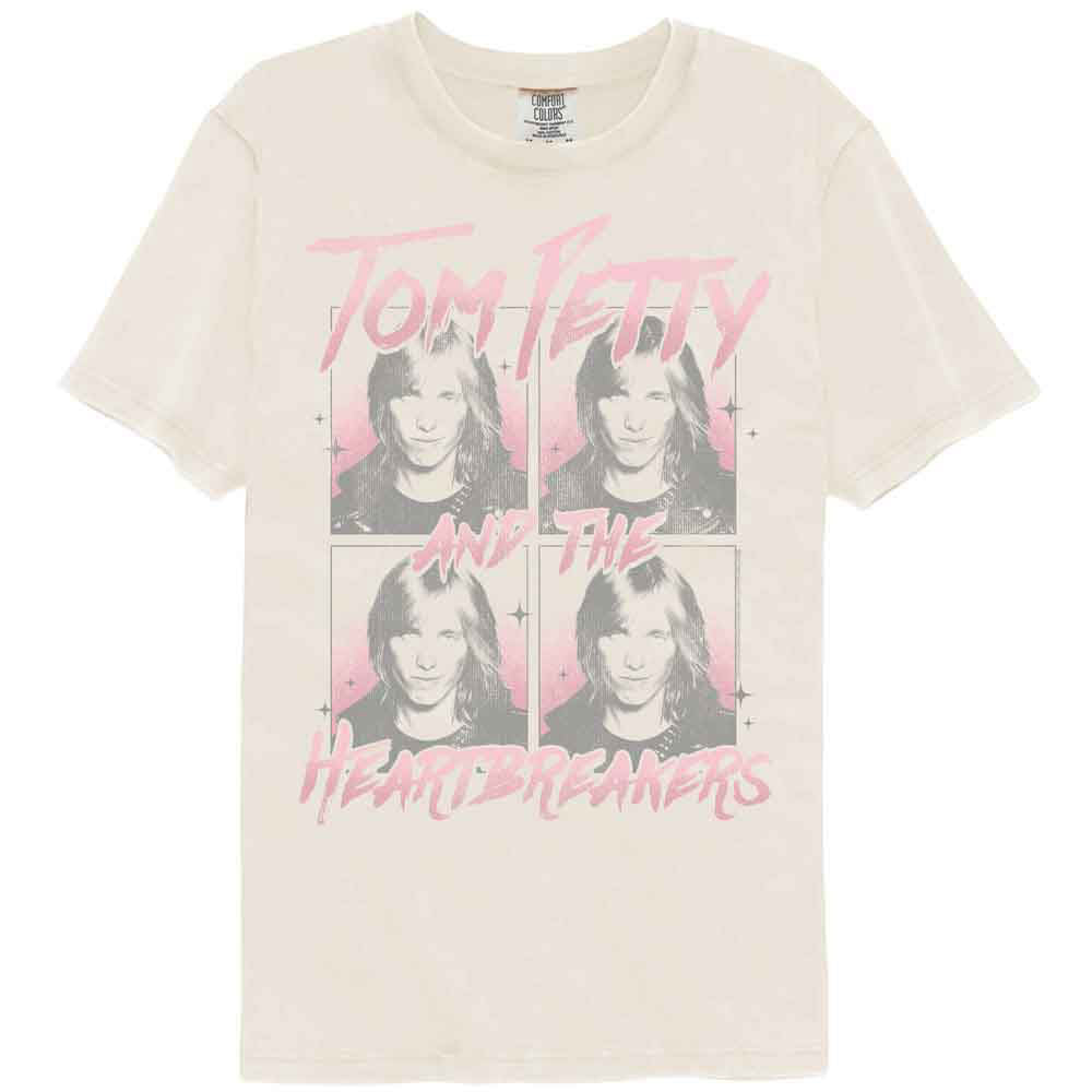 Tom Petty Four Images Comfort Color T-shirt Front