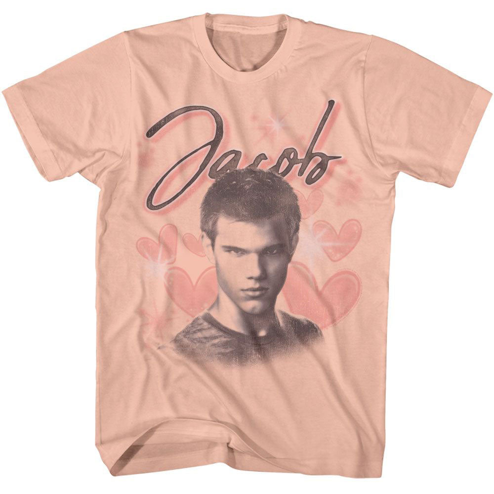 Twilight Jacob Hearts T-shirt Front