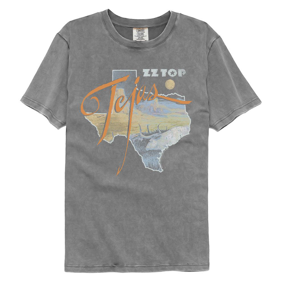 ZZ Top Tejas Comfort Color T-shirt Front