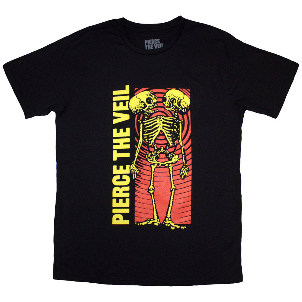 Pierce The Veil Wavy Skeleton T-shirt Front