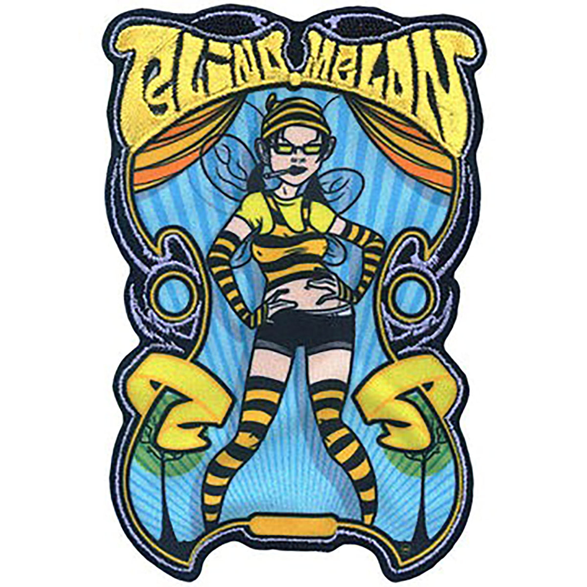 Blind Melon Bee Girl Embroidered Patch Front