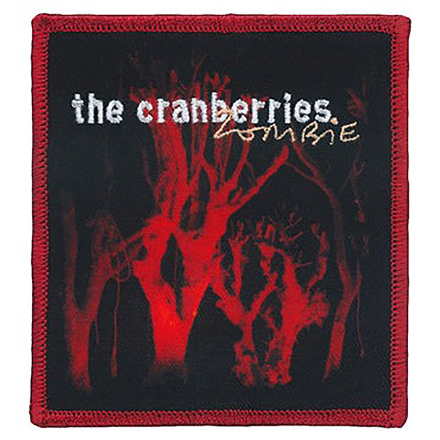 The Cranberries Zombie Embroidered Patch Front
