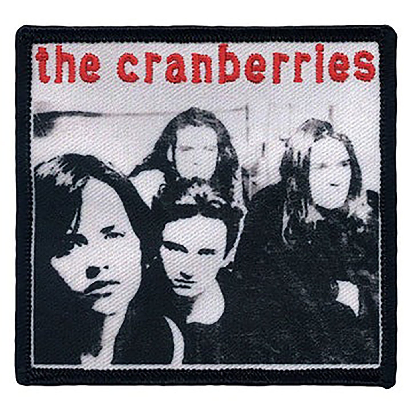 The Cranberries Stencil Embroidered Patch Front