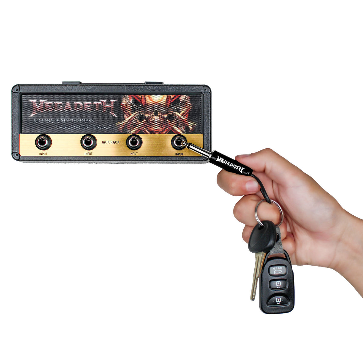 Megadeth Magnetic Jack Rack Collector Items Back