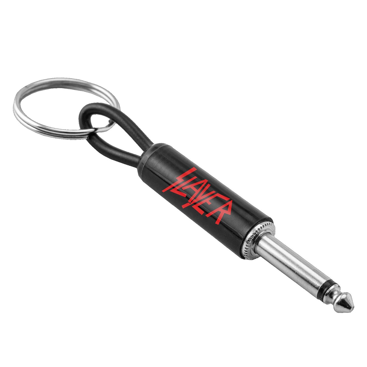 Slayer Red Logo Guitar Plug Plastic Key Chain