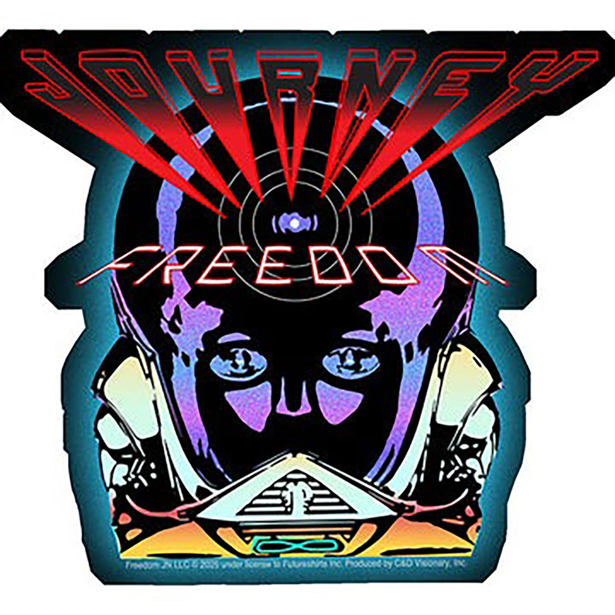 Journey Freedom Sticker Front