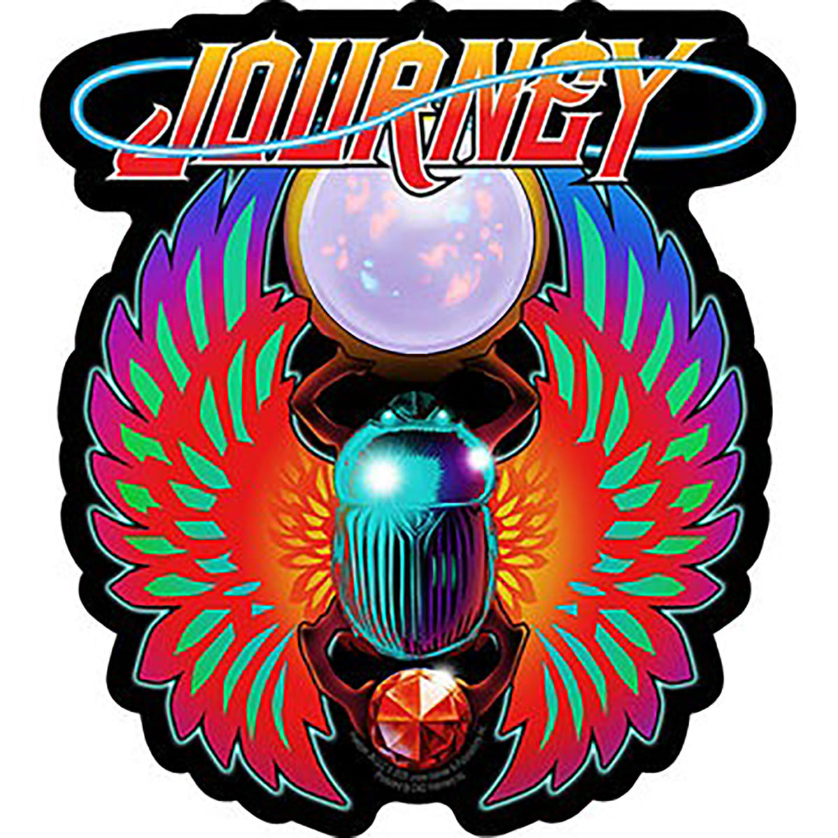 Journey Scarab Sticker Front