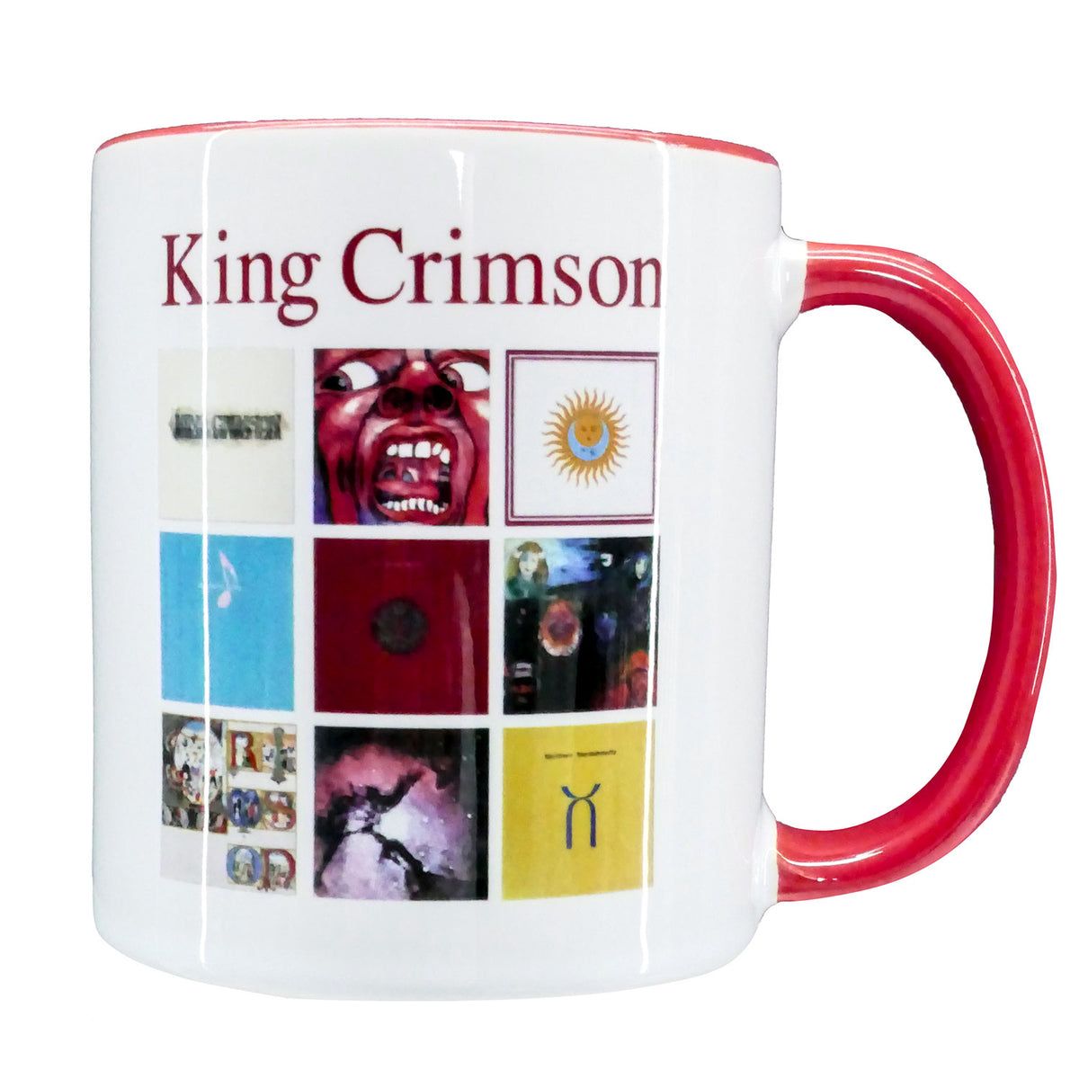 King Crimson Discography Coffee Mug Back