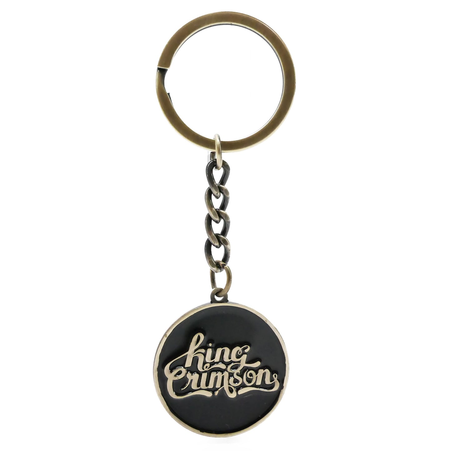 King Crimson Discipline Metal Key Chain Back