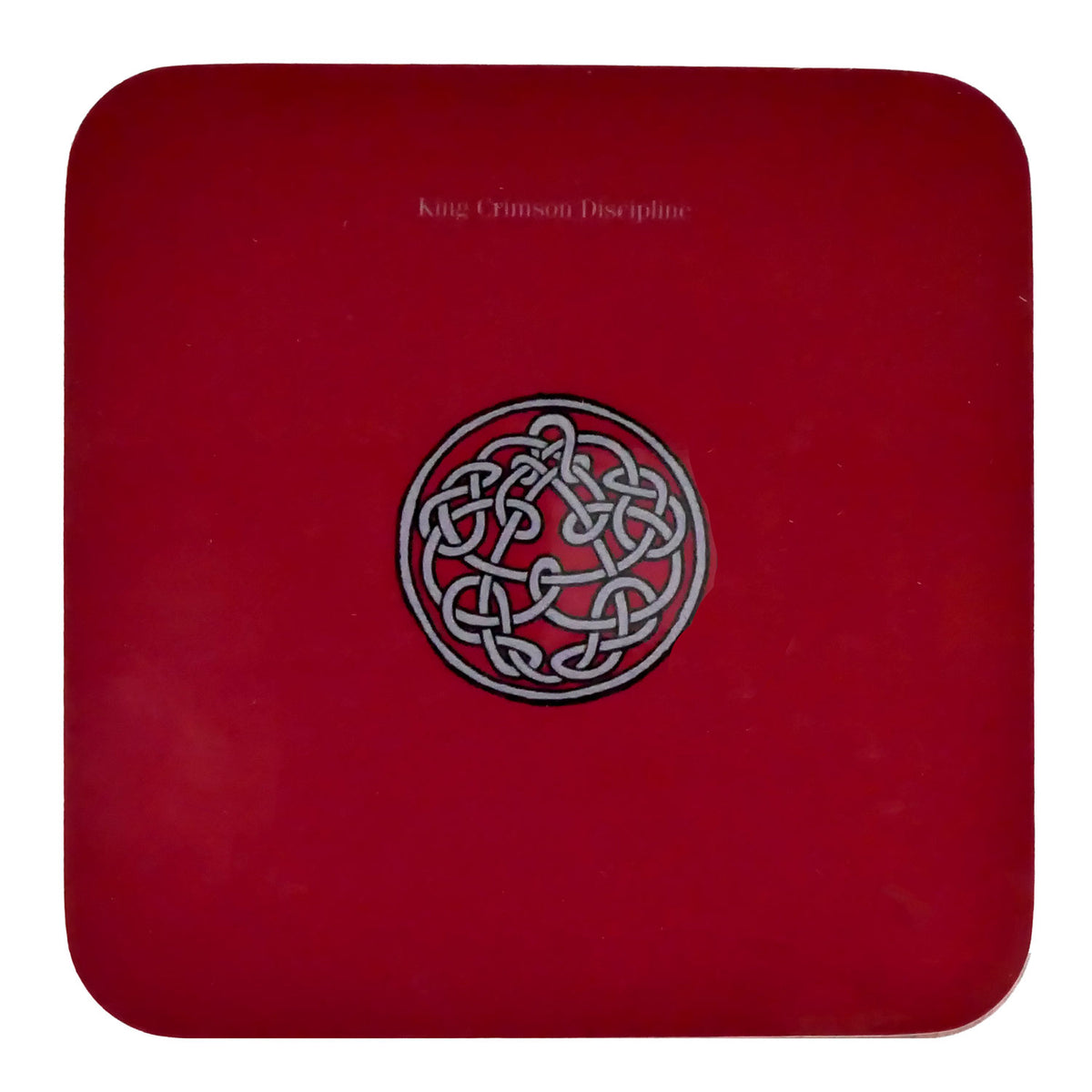 King Crimson Discipline Coaster Front